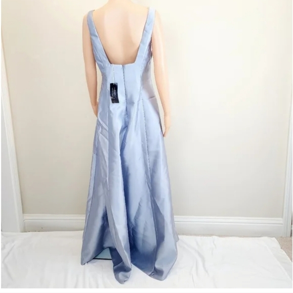 Alfred Sung Sleeveless Square-Neck Princess Line Gown Size 8 - Picture 4 of 12